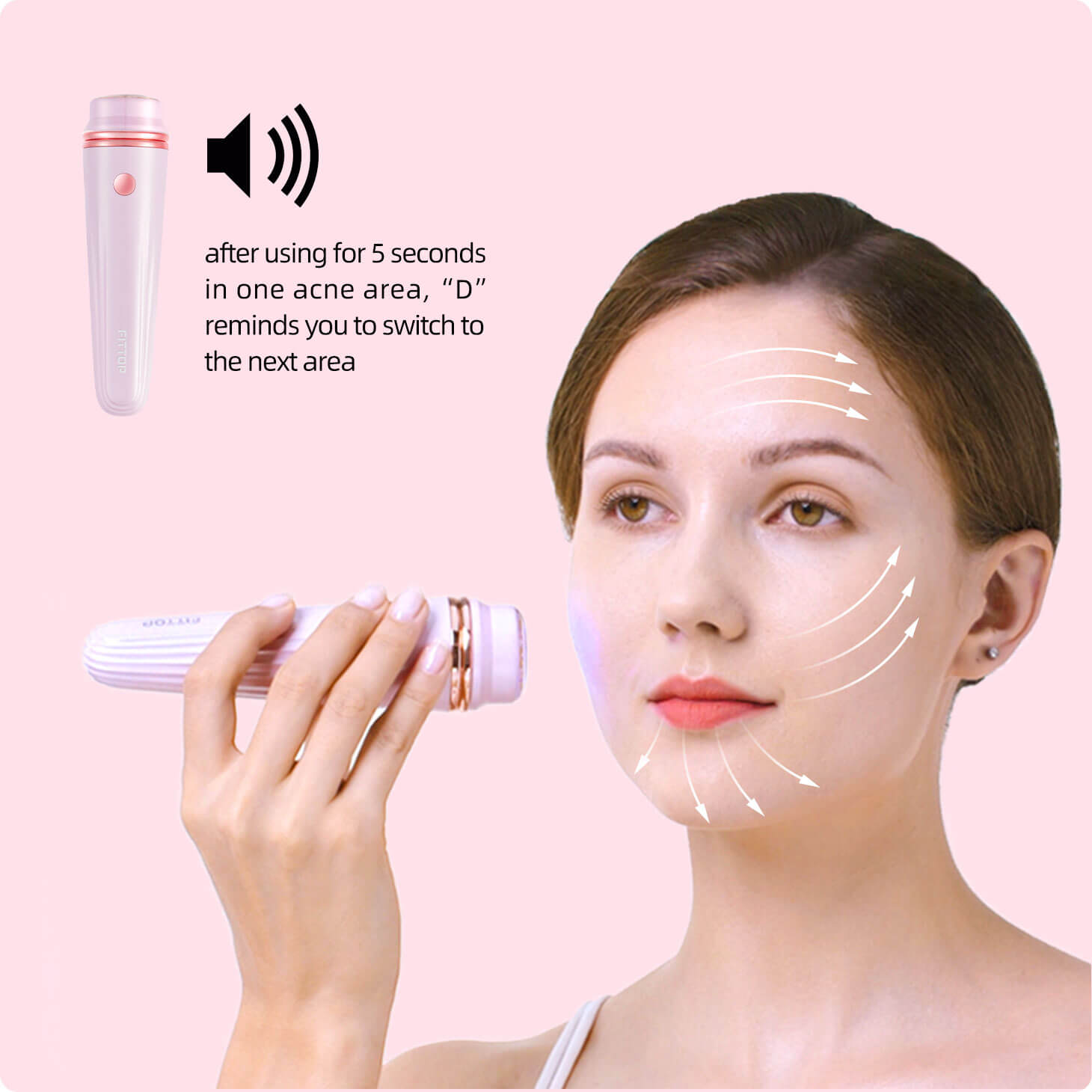L-Skin blue light therapy acne device