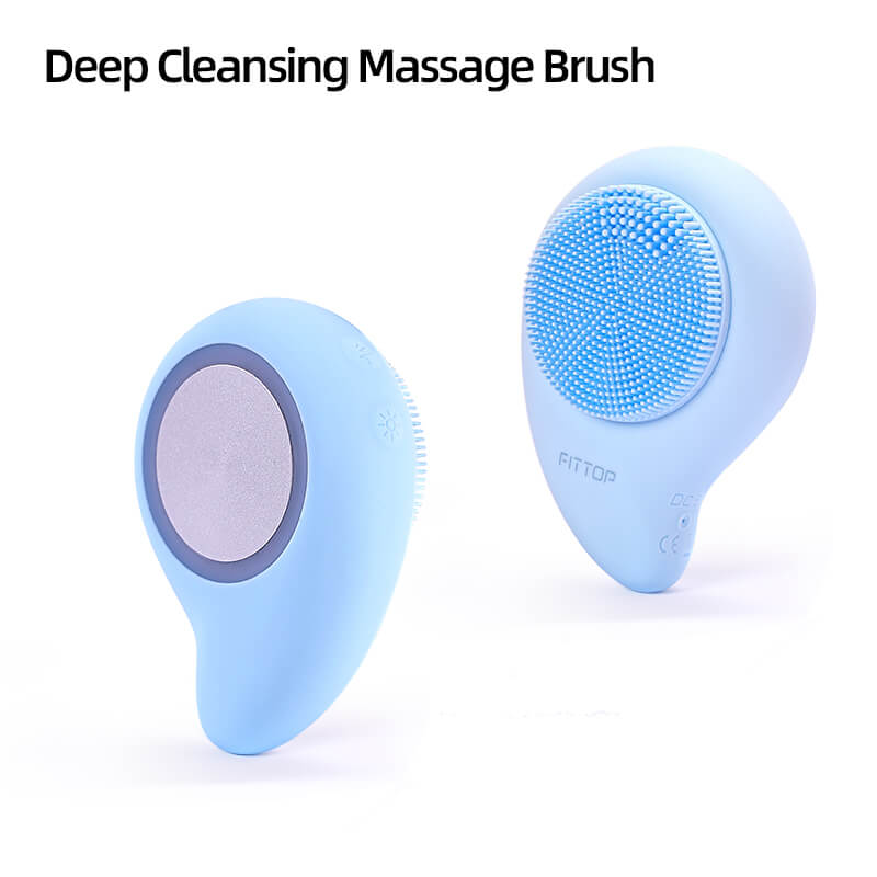 How can I tell if a facial cleansing brush is suitable for my skin?